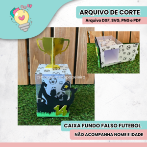 Caixa Fundo Falso Futebol - CAMADAS