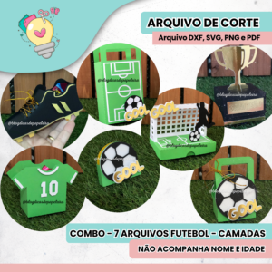 COMBO - 7 arquivos Futebol - CAMADAS