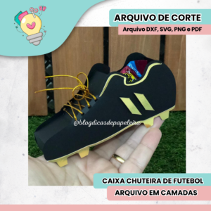 Caixa Chuteira de Futebol - CAMADAS