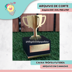 Caixa Trófeu Futebol - CAMADAS