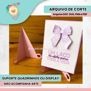 Suporte para Quadrinhos ou Display - Arte NÃO Inclusa
