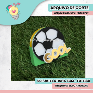 Suporte Latinha 5cm - Futebol - CAMADAS