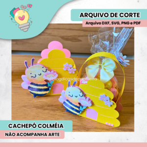 Cachepô Colméia - Arte NÃO Inclusa