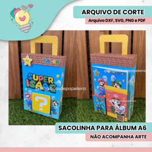 Sacolinha para Álbum A6 - ARTE NÃO INCLUSA